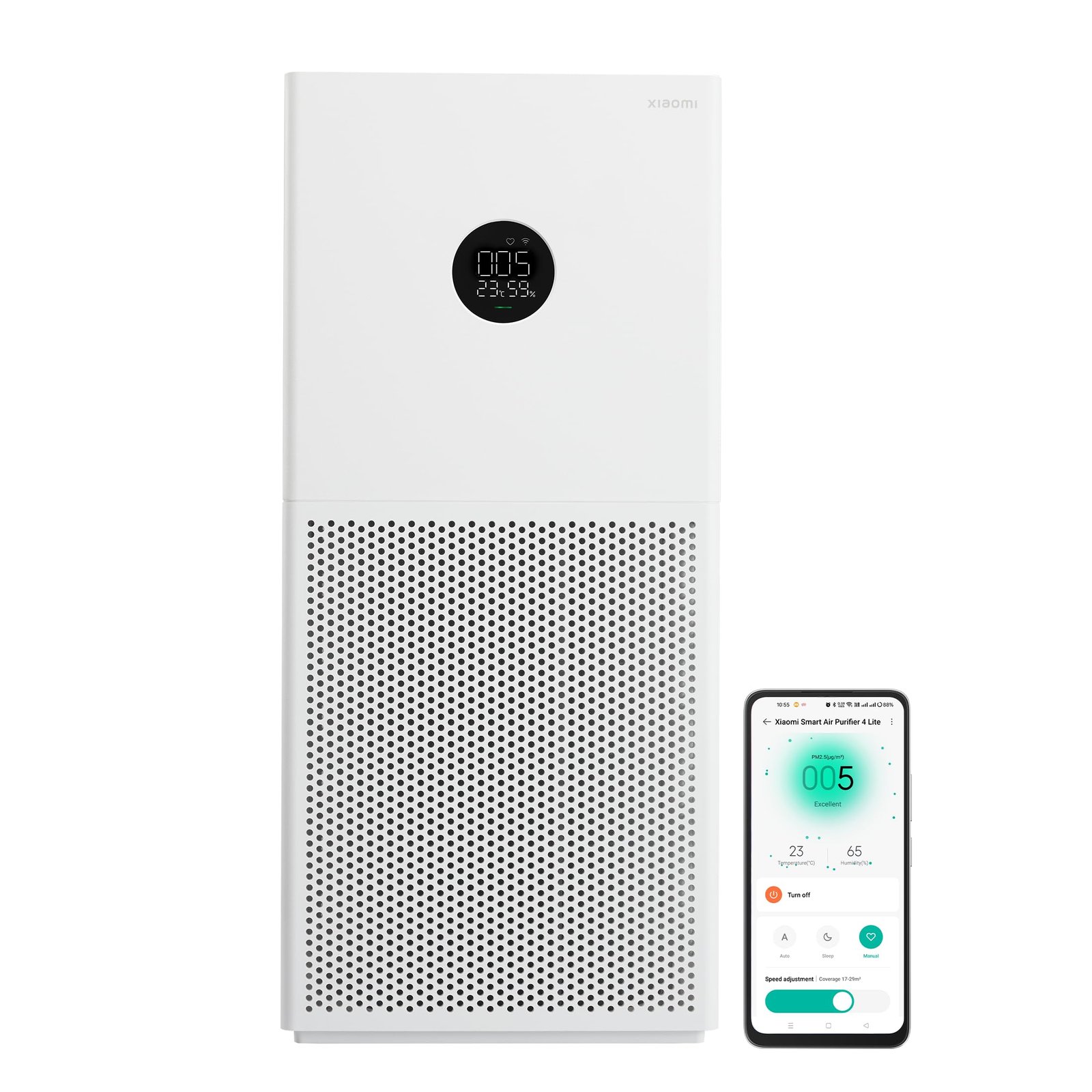 81juk45eY2L-1.jpg MI Xiaomi Smart Air Purifier 4 Lite - Image 1